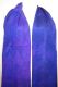 Seidenschal blau-violett - B-Ware
