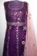 Lengha Choli 'Floral Beauty' Stoffset 3-teilig aubergine-violett