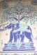 Tagesdecke 'Elefant und Lebensbaum'