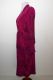 Morgenmantel Kreppseide Batik magenta-dunkelblau S/M-L