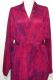 Morgenmantel Kreppseide Batik magenta-dunkelblau S/M-L