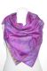 Seidentuch Vintage violett-magenta mit Goldborte