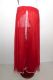 Tellerrock aus rotem Chiffon mit Borten silber
