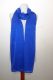 Schal in leuchtendem royalblau mit Jacquardmuster