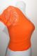Saribluse 'Choli' Baumwolljersey orange