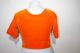 Saribluse 'Choli' aus orangefarbenem Samt