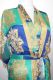 Kimonojacke 'Vintage' blau-grün - Free Size S/M/L