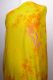 Sarong 'Seepferdchen' Batik gelb, Lungi gelb-orange