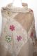 Wollschal 'boiled wool' bestickt beige-creme II