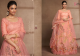 Lengha Choli 'RANI' Stoffset 3-teilig lachsfarben