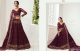 Lengha Choli Stoffset 3-teilig beere
