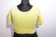 Saribluse 'Choli' aus zitronengelbem Samt
