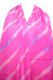 Seidenschal XL pink-rosa mit schrägen Streifen