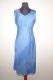 Sommerkleid 'Meera' blau-hellblau aus reiner Baumwolle