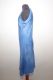 Sommerkleid 'Meera' blau-hellblau aus reiner Baumwolle
