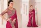 Sari 'Shades' fuchsia mit Brokat- und Paillettenstickerei