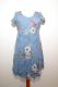 Baumwollkleid 'Lalitia' jeansblau, Sommerkleid jeansblau