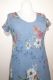 Baumwollkleid 'Lalitia' jeansblau, Sommerkleid jeansblau