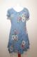Baumwollkleid 'Lalitia' jeansblau, Sommerkleid jeansblau
