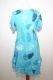Baumwollkleid 'Lalitia' türkis, Sommerkleid türkis