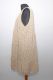 Ärmelloses Sommerkleid Viskose hellbeige mit Blumenprint XXL