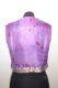 Seidentop flieder mit Blumenprint und Goldborte