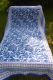 Quilt 'Blockprint' mit zwei Schauseiten - blau-weiß