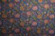 Baumwollstoff 'Jaipur' saphirblau mit floralen Mustern