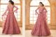 Lengha Choli 'Maharani' Stoffset 3-teilig rosé