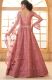 Lengha Choli 'Maharani' Stoffset 3-teilig rosé