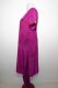 Salwar Kameez 2-teilig Kreppseide magenta mit Goldbrokat, Upcycling Seidenpunjabi magenta mit Goldbrokat