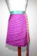 Wendewickelrock Upcycling zweilagig - beidseitig tragbar - magenta-fuchsia