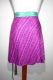 Wendewickelrock Upcycling zweilagig - beidseitig tragbar - magenta-fuchsia
