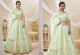 Lengha Choli 'Pragita' Stoffset 3-teilig hellgrün