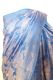 Sari Seidenorganza blau-hellbeige