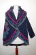 Ausdrucksvolle Outdoor-Jacke aus dunkelblauem Walkloden, Winterjacke aus Wollfilz
