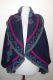 Ausdrucksvolle Outdoor-Jacke aus dunkelblauem Walkloden, Winterjacke aus Wollfilz