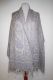 Wollschal 'boiled wool' bestickt grau-pastelllila