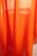 Bauchtanzschleier halbrund mit Borte - orange - B-Ware