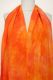 Seidenschal orange, Schal reine Kreppseide II, B-Ware