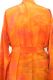 Morgenmantel aus reiner Seide orange, Seidenkimono orange XL