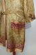 Kimonojacke pastelloliv-hellbraun mit Tie-and-Dye-Muster