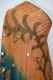 Dupatta Georgette orangebraun-smaragdgrün