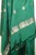 Dupatta Seide grün mit Goldbrokat