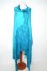 Dupatta Seidensatin türkis mit blau und grün