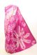Seidensari Batik pink-weiß
