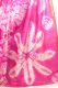 Seidensari Batik pink-weiß