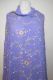 Dupatta Georgette flieder mit silber