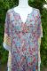 Kaftan 'Turiya' blau-rot mit Paisleys