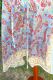 Kaftan 'Turiya' blau-rot mit Paisleys
